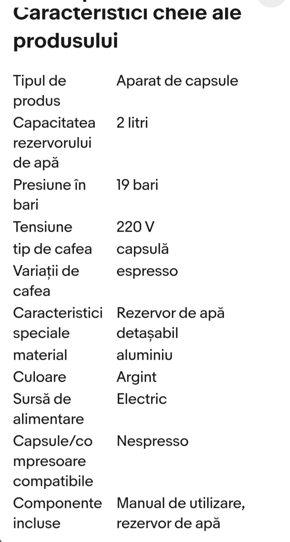 Esspresor Nespresso Zenius