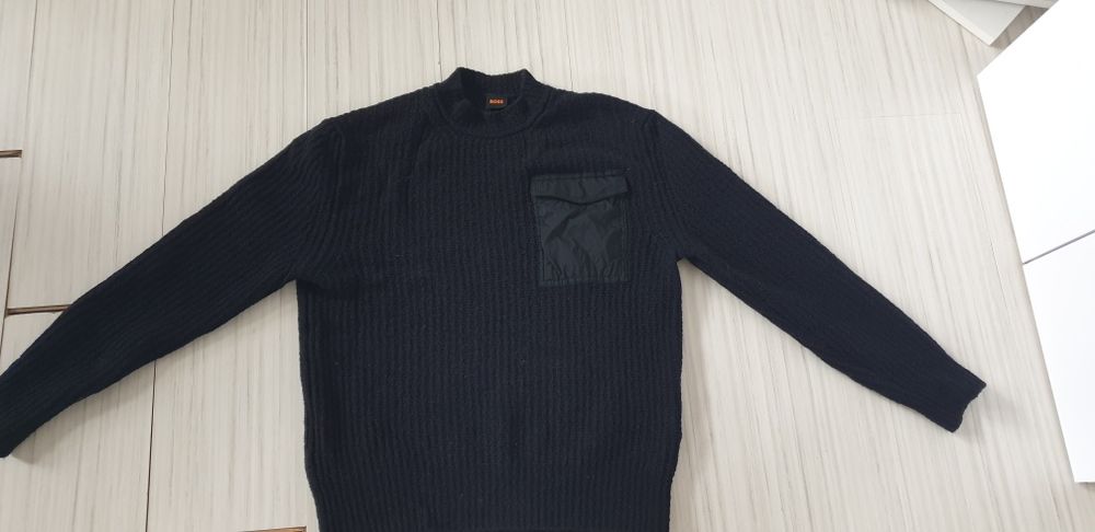 Hugo Boss Kaltamo Wool Mens Size S НОВО! ОРИГИНАЛ! Мъжки Пуловер!