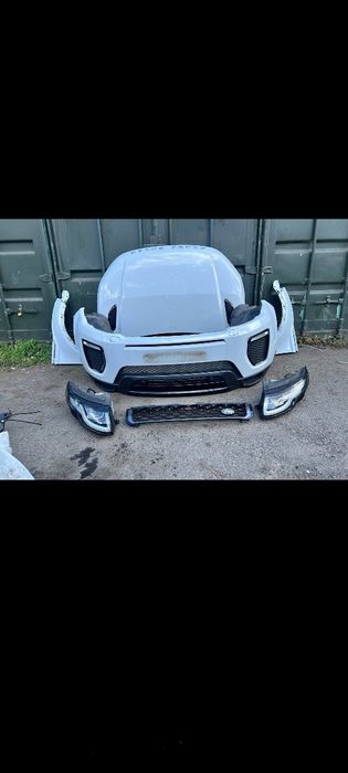 range rover Evoque броня фарове маска