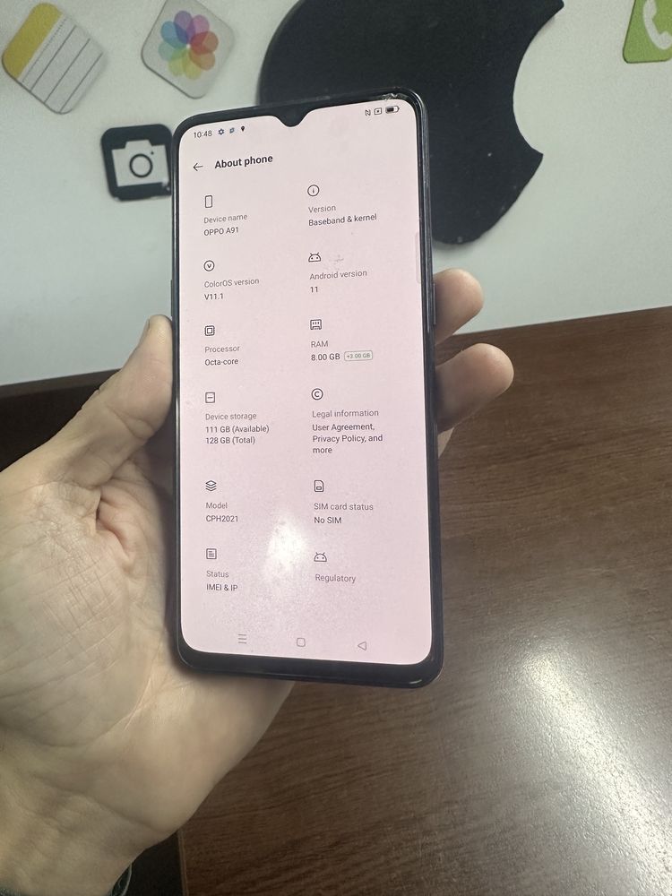 Vand Oppo A91 128Gb 8Ram