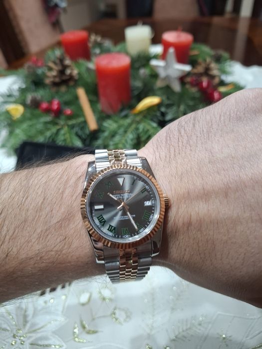 Seiko Datejust Wimbledon Rose Gold