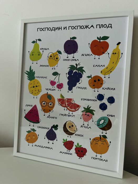Монтесори постери за деца