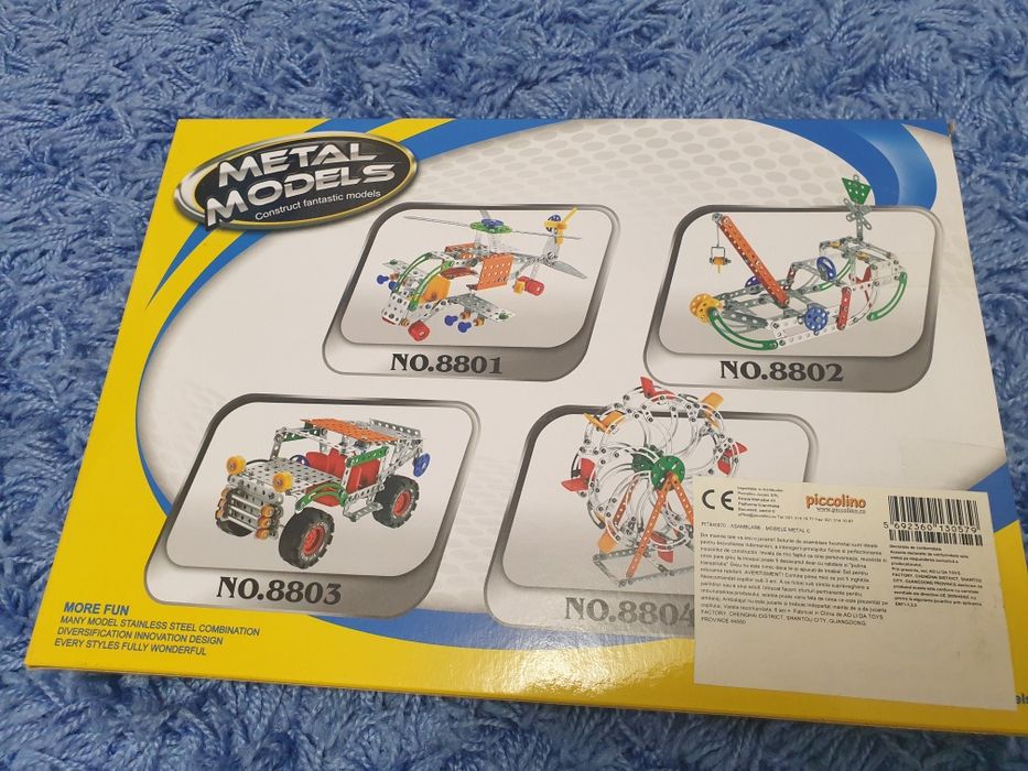 Joc construcții MetalModels carousel-340 piese NOU