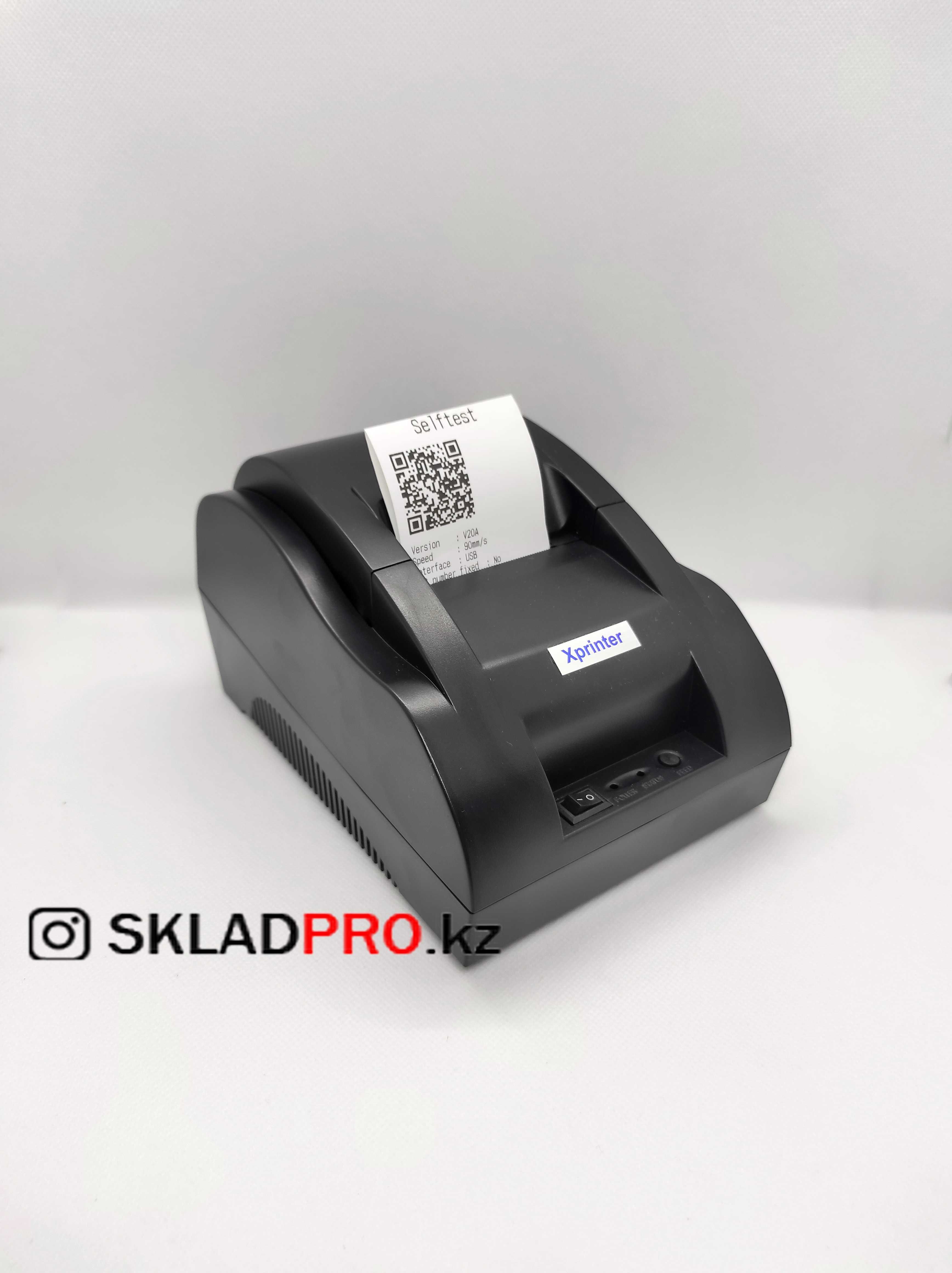 Принтер чековый xprinter 58мм (чек принтер)