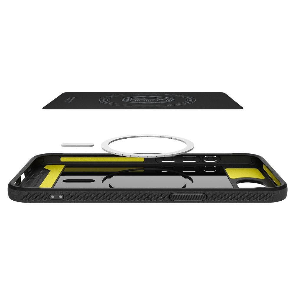 Spigen rugged armor mag magsafe калъф за iphone 16e - matte black