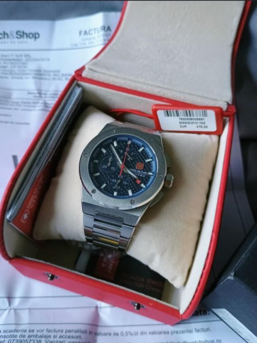 Vând ceas Swiss Military Hanowa