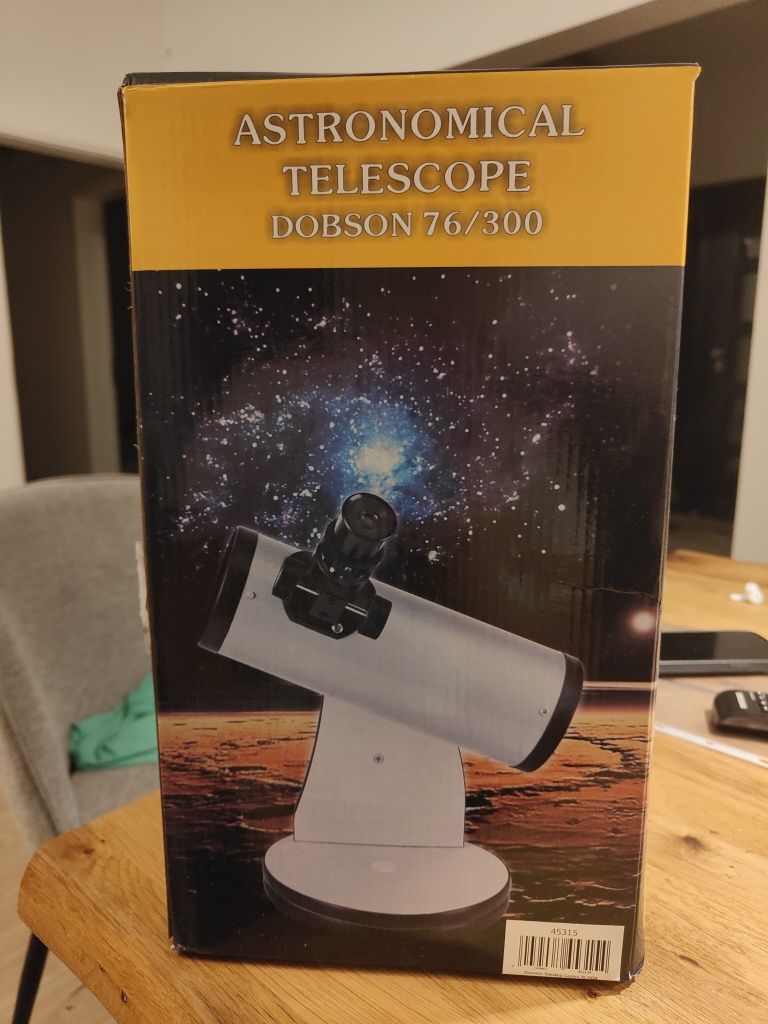 Telescop astronomic dobson 76/300