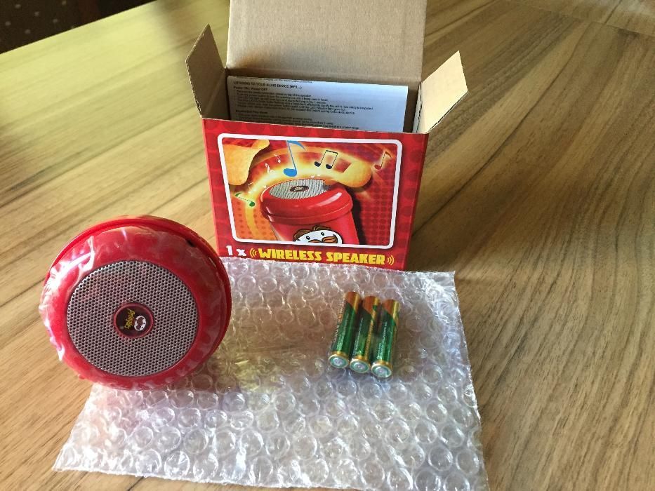 Pringles Wireless Bluetooth Speaker Прингълс Безжична Тонколонка