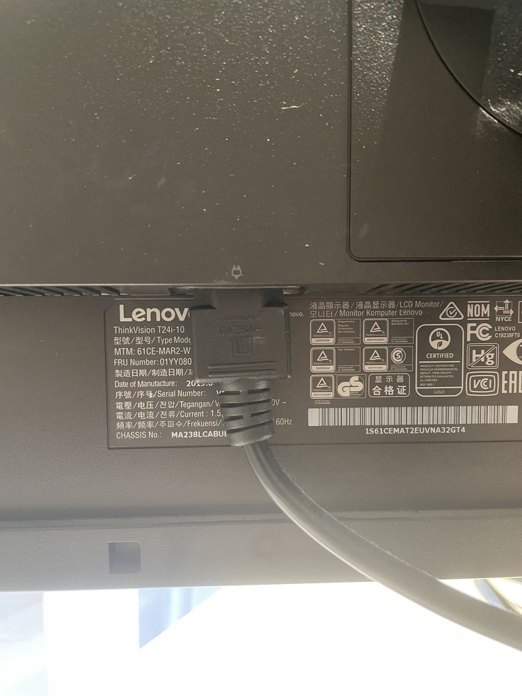 Монитор Lenovo ThinkVision T24i-10