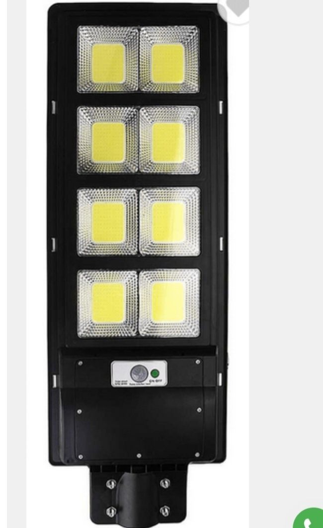 Led Соларна лампа 800w, водоустойчива с дистанционно управление!