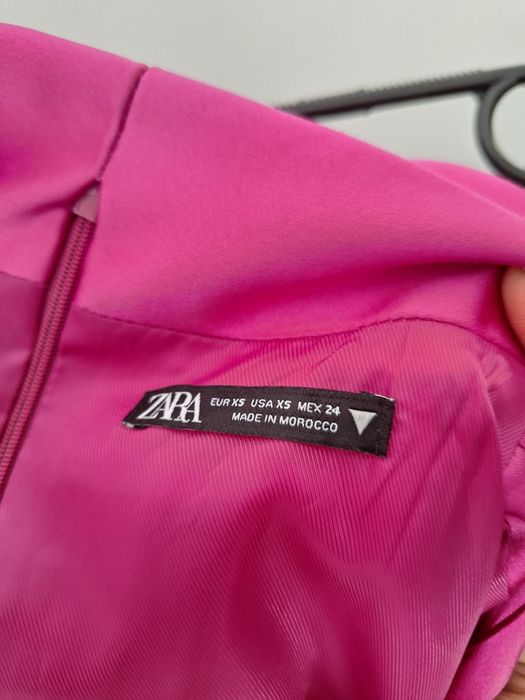 Rochie noua, Zara,roz pink,mărime xs