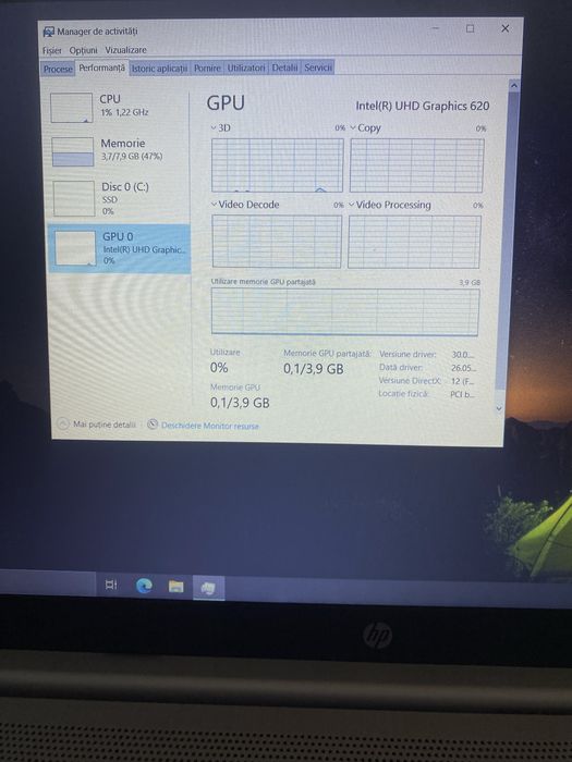 HP 250 G9- 15,6" , I5 8th Gen, 8GB Ram, SSD 512