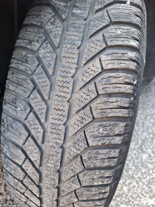 Метални джанти 5×112/15" със зимни гуми 195/65/15" + тасове