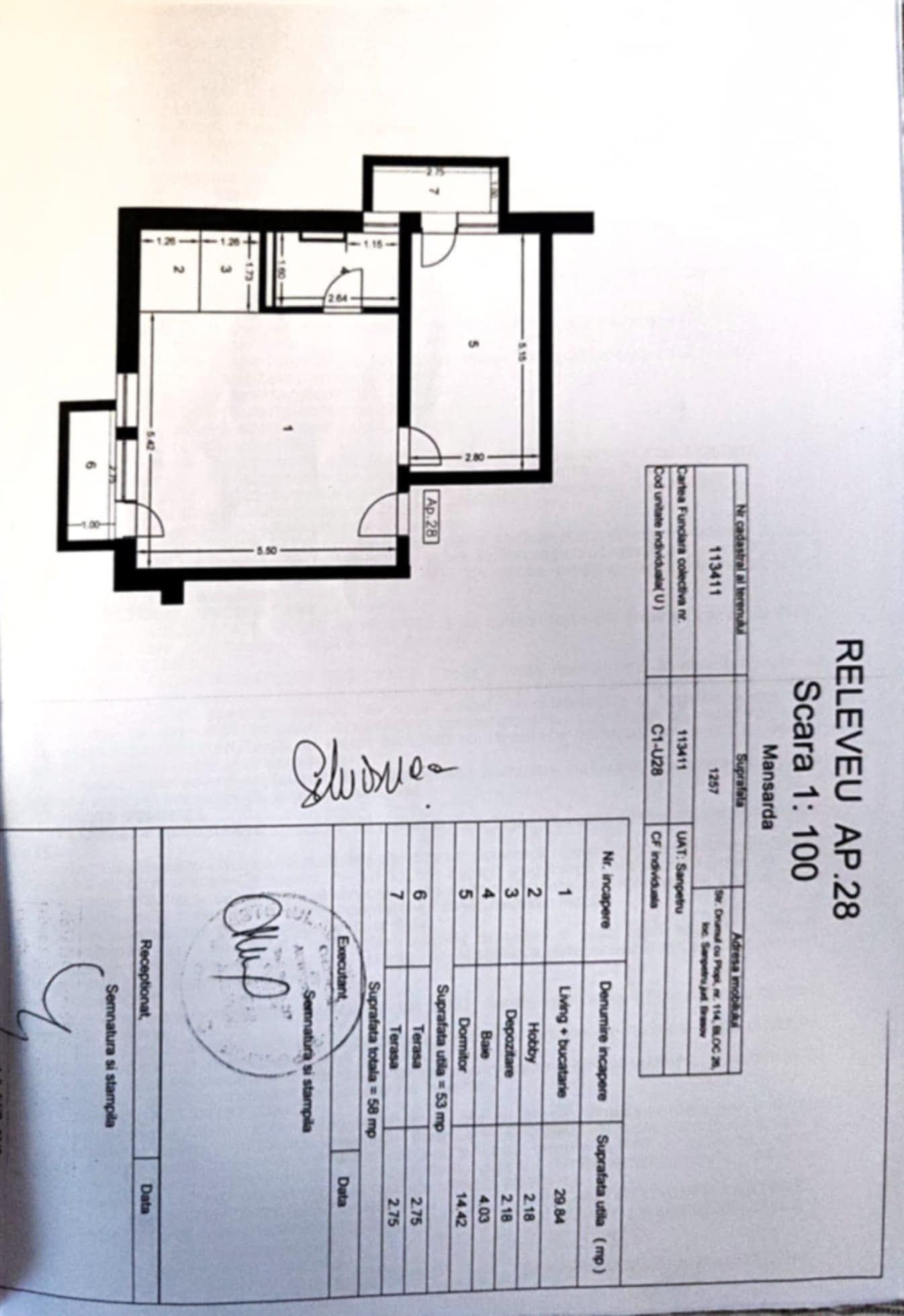 Apartament open space 2 camere, luminos și primitor