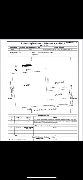 Vand teren intravilan in Cataloi