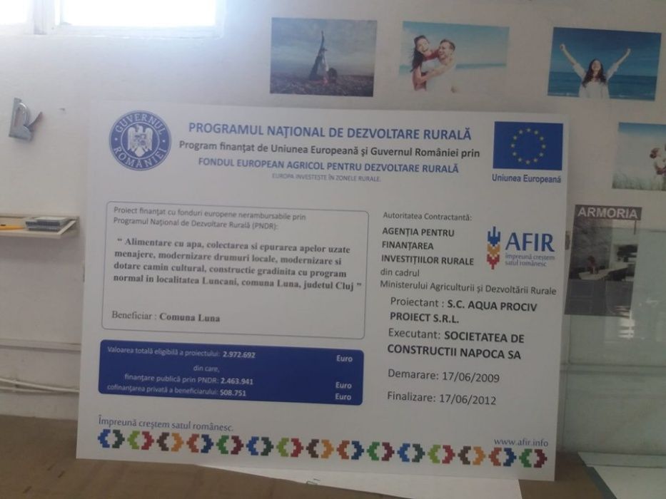 Producem Panouri publicitare