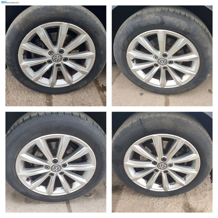 Set 4 Jante Roti Aliaj 215 55 17 R17 5x112 Skoda Octavia 3 2013 - 2017 [K4700]
