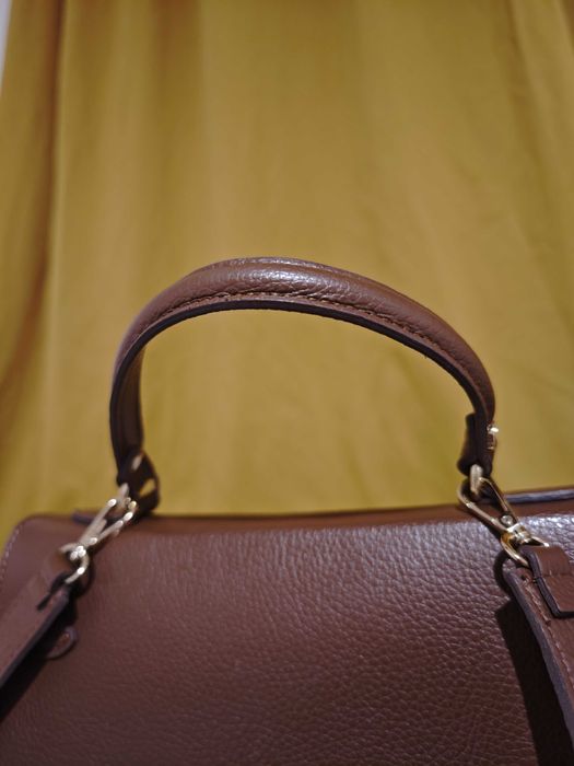 VERA "Kesperada" - Италианска Чанта от естествена кожа, кафяв цвят