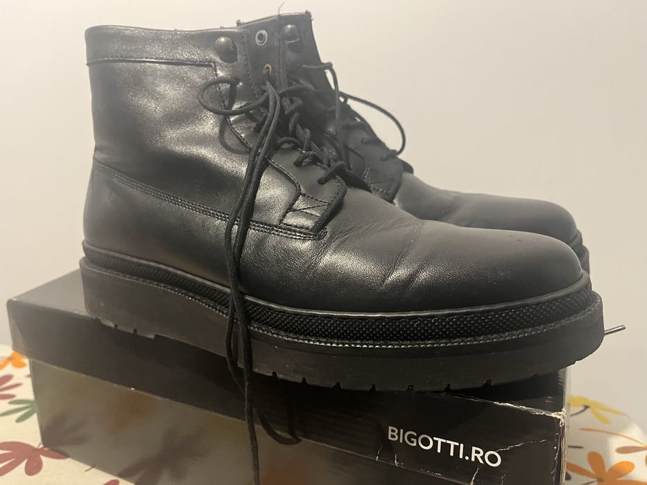 Ghete piele 42 Bigotti
