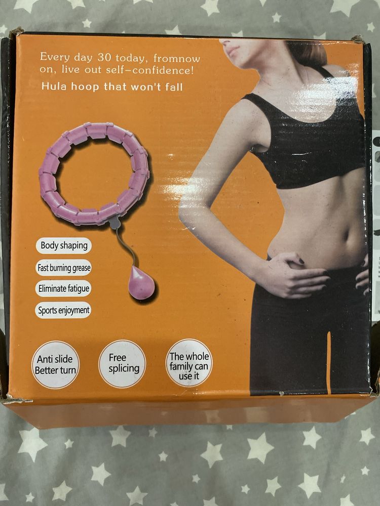 Обръч с тежести за отслабване | hula hoop