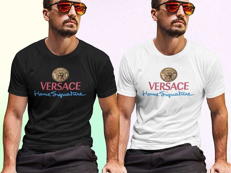 Мъжка тениска Versace принт Различни модели размери и цветове