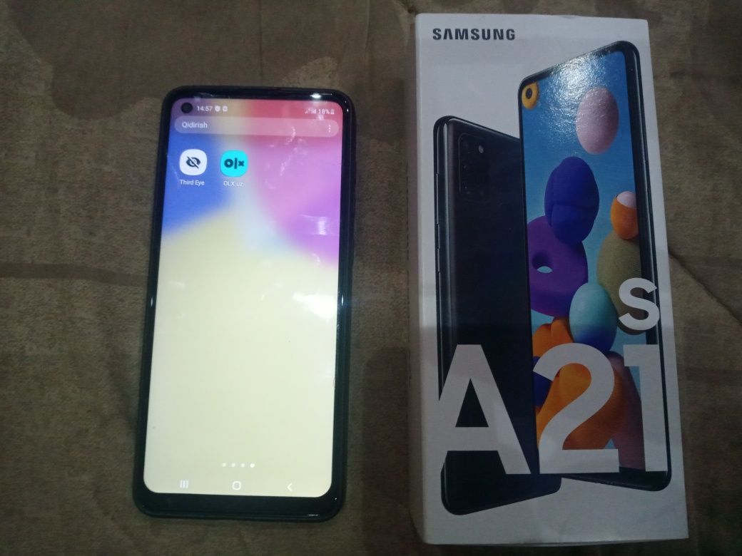 Samsung a21s deyarli yangi