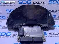 Kit Pornire ECU Calculator Motor Cip Cheie si Imobilizator Modelul cu Cutie Automata Audi A6 C5 2.5 TDI BDG 2001 - 2005 Cod 8E0907401M 8E0997401KX 0281011255