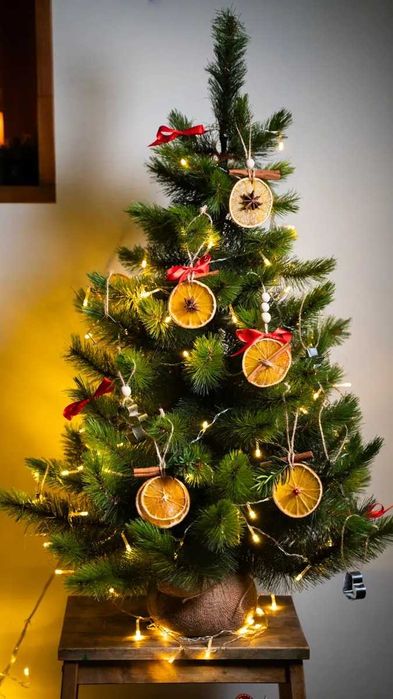 Декорация от сушени портокали