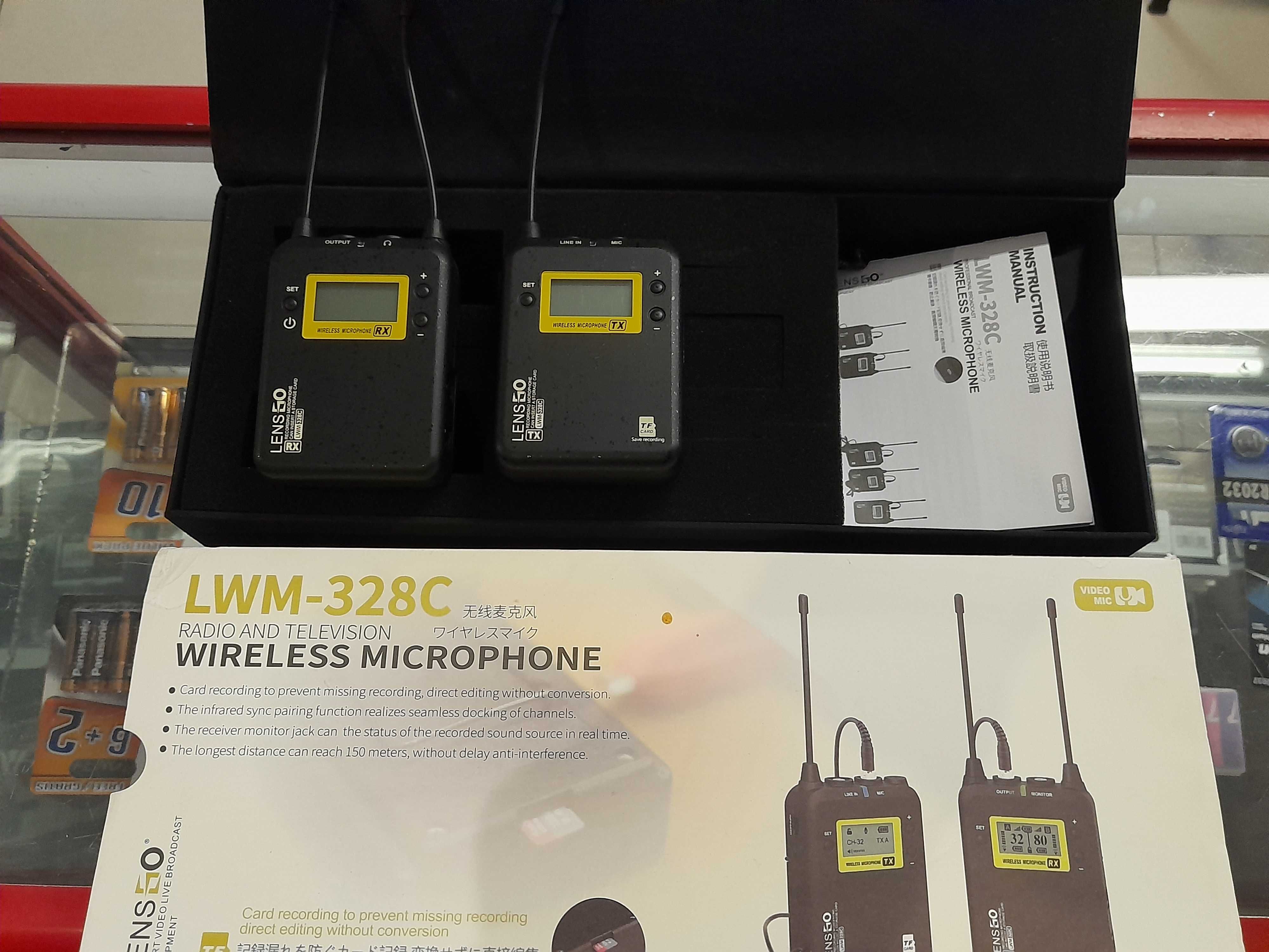 Беспроводной микрофон петличка Lensgo LWM-328c