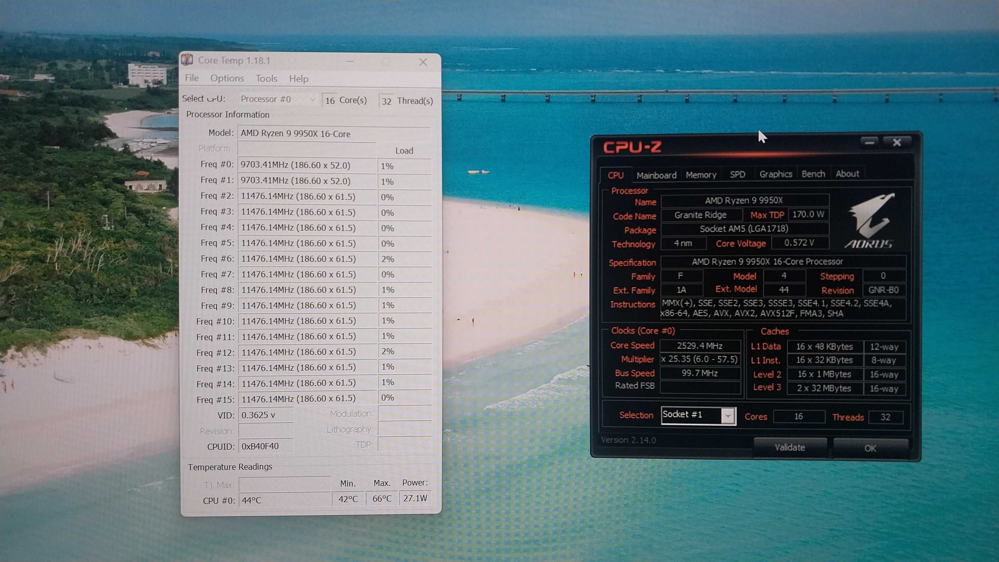 Процессор AMD Ryzen 9 9950X. Сокет AM5. Из США.