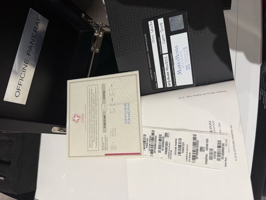 Чесовник Panerai luminor submersible