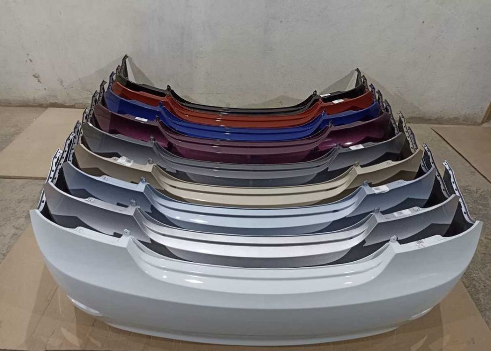 Бампер задний белый Accent/Solaris 10-14