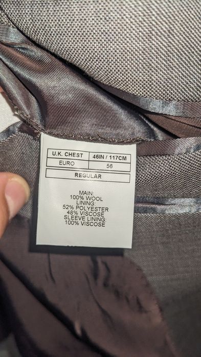ermegildo zegna sacou  buzunare sigilate