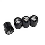 Set 4 Capacele Valva Ventil Negre Skull Punisher
