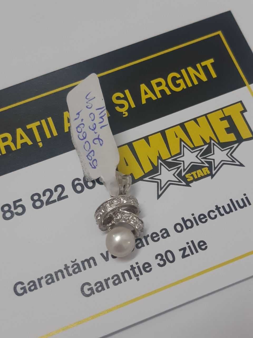 Pandantiv aur alb 2.60gr (m1) staramanet