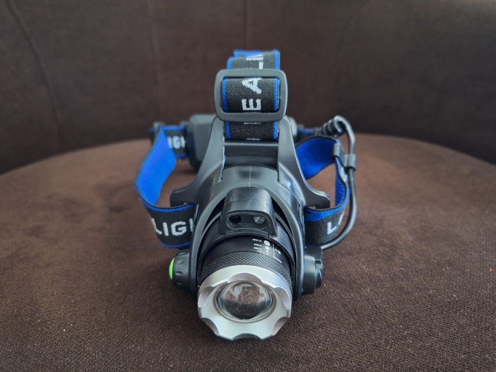 Lampa frontala LED reincarcabila, senzor miscare, 800 lumeni