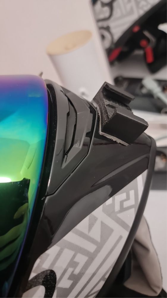 Chin mount/Montura camera GoPro pentru HJC, Nexx, Scorpion, AGV