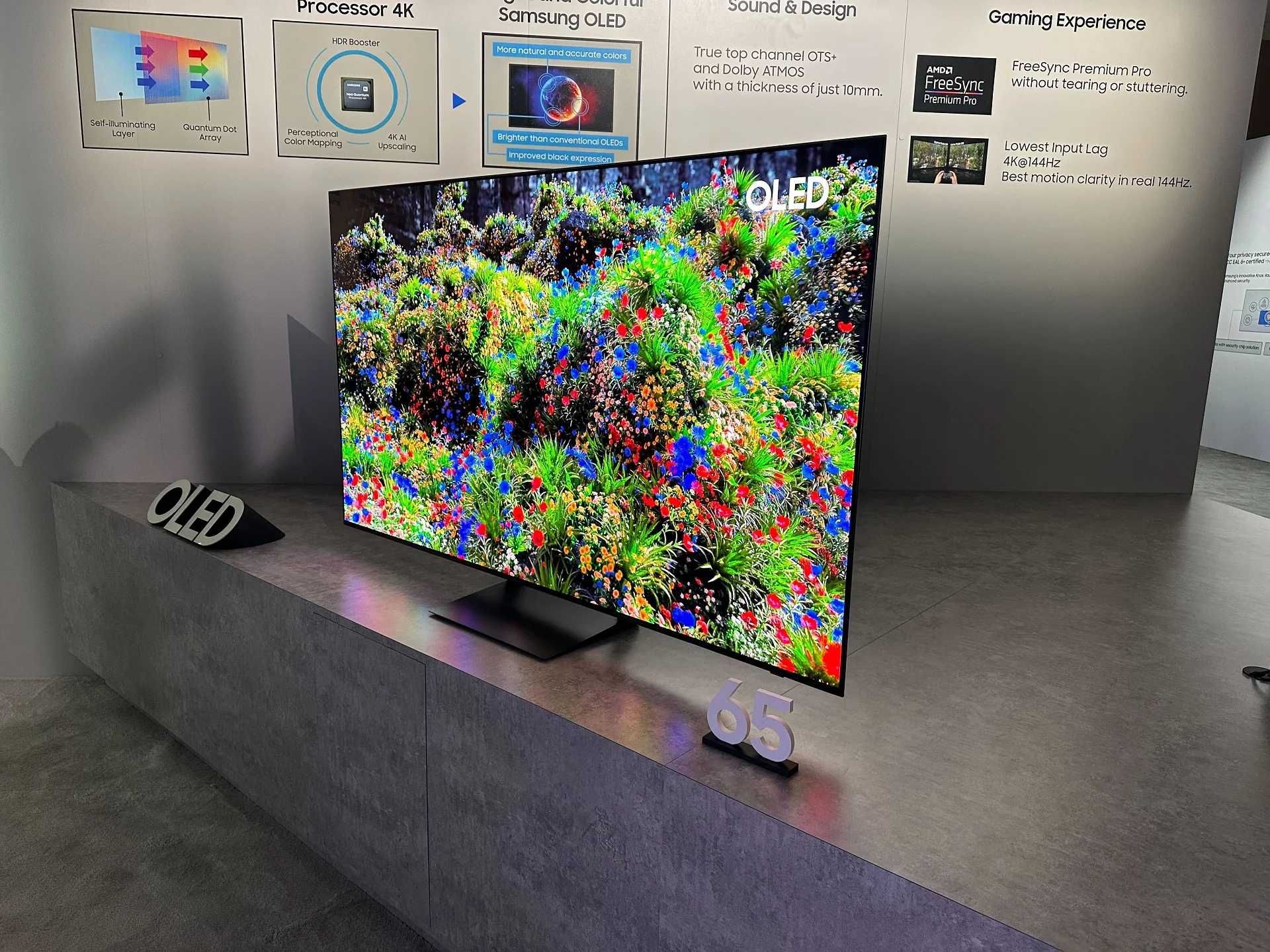 Телевизор QD OLED Samsung QE65S90C 65" (Новинка 2023) Quantum Dot OLED