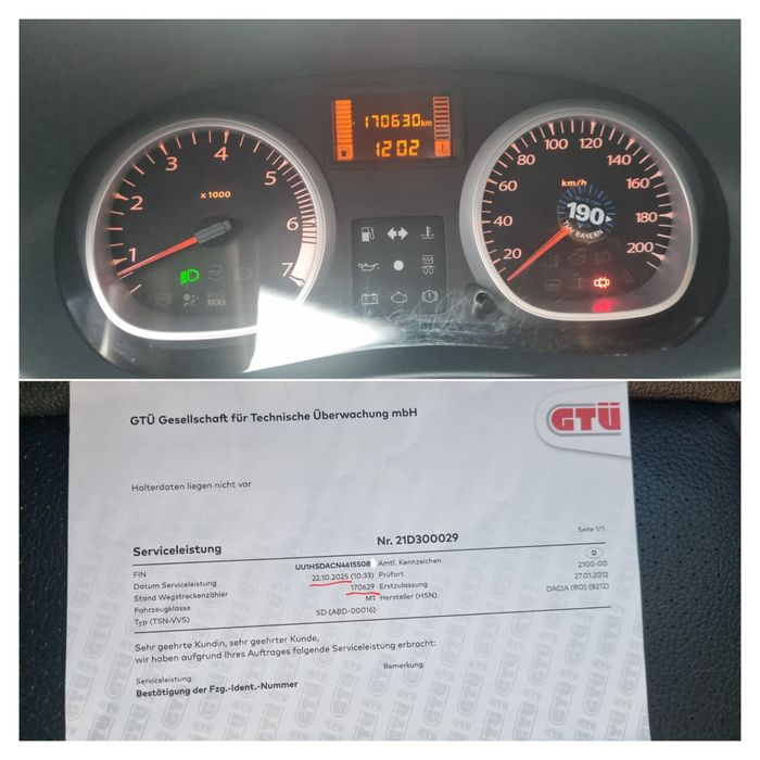 Dacia Duster Prestige, 4x4, 1,5 dci, 110 CP, Euro 5. Numere zoll.