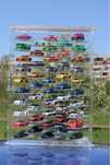 Витрина за 48 колички 1:64 Hot Wheels, Matchbox и др.