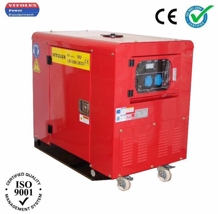 12.5 KVA Монофазни Обезшумени Бензинови Генератори с пълна Aвтоматика