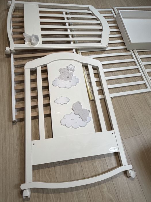 Patut balansoar bebe Baby Italia cu sertar si roti