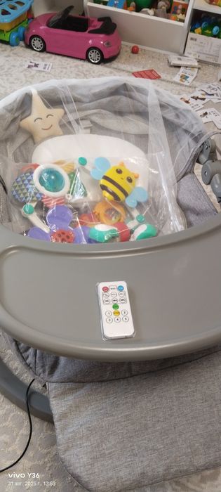 Шезлонг электрический со столиком