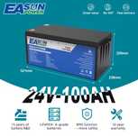Батерия 24V 100ah EAsun литиева желязо фосфатна LiFePo4
