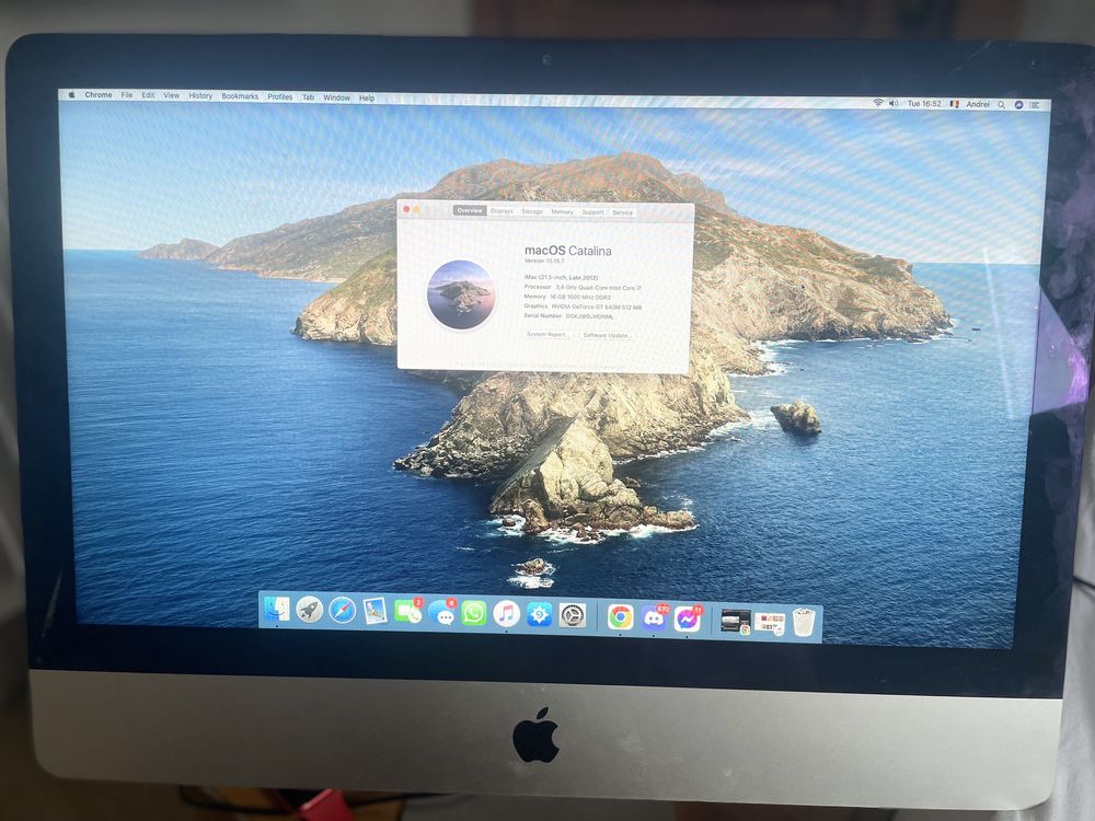Vand/Schimb iMac i7 3.4GHZ 16Gb 1 TB SSD