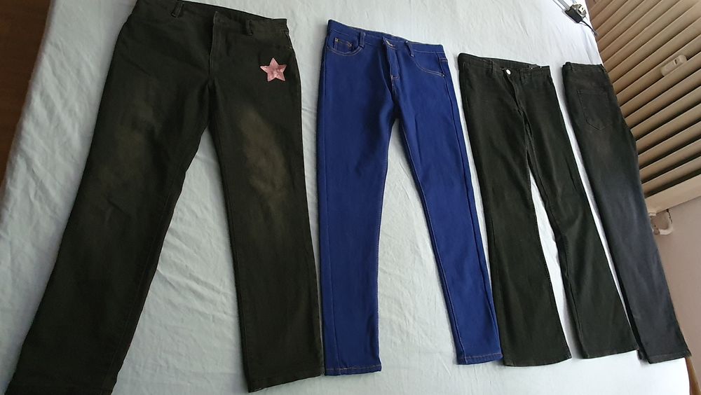 Ocazie 4 buc pantaloni 10-11 ani de firma H&M lc waikiki hanorac cadou