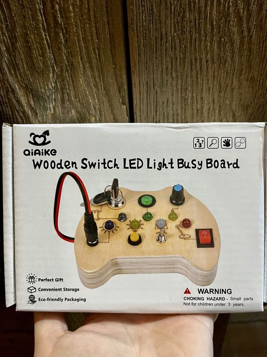 Placa senzoriala busy board Montessori