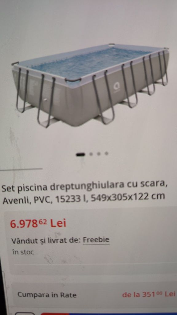 Piscina AVENLI 5.5x3x1.22m