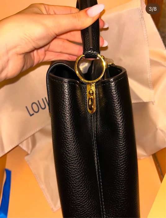 Geanta Louis Vuitton Capucines pe comanda piele naturala