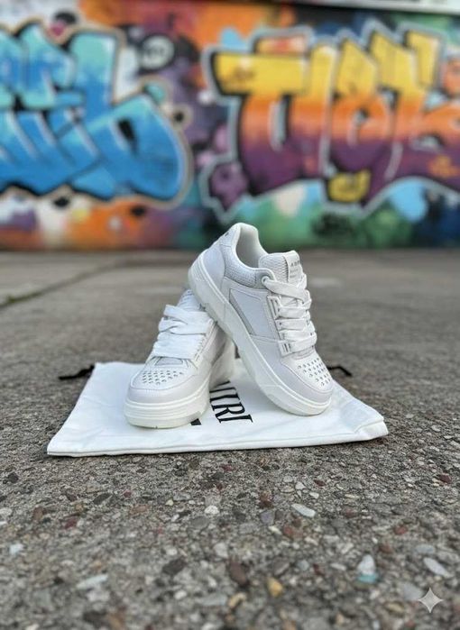 Adidasi AMIRI MA 1 White - Adidasi Unisex Full Box Premium